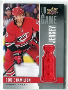 2019-20 UD Oberdeck Spiel Trikot Dougie Hamilton GU TRIKOT RELIKT HURRICANE - Bild 1 von 1
