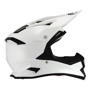 SUOMY ALPHA GLOSS WHITE SKULL MX HELMET - ACU GOLD STAMPED APPROVED - SU/AL-WHIT - Picture 1 of 4