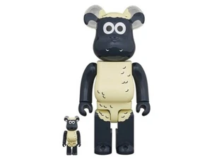 Shaun The Sheep Bearbrick 400% & 100% 2 Pack Medicom - Picture 1 of 1