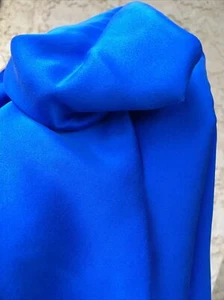 98% pure Silk satin Fabric 52”wide 13.5” length scarf - Picture 1 of 6