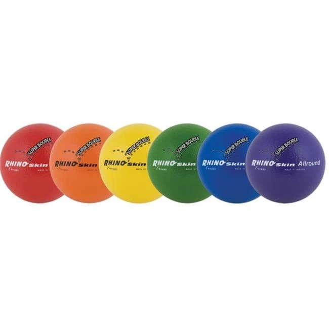 Champion Sports RS71SET 7 pulgadas Juego de bolas de piel de rinoceronte multicolor - Juego de 6 Foto 1 de 1