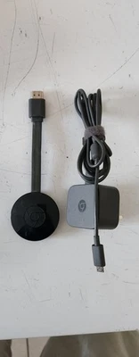 Google Chromecast (2nd Generation) with Power Adapter – Black – Used - Image 1 of 3