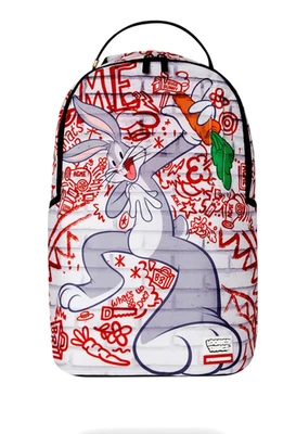 MOCHILA SPRAYGROUND LOONEY TUNES BUGS BUNNY CITY B7323 NUEVA EN BOLSA CON ETIQUETAS Foto 1 de 4