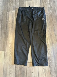 Adidas Golf Climastorm Pants Waterproof Windproof Black Mens Size XL - Picture 1 of 4
