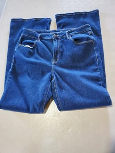 Old Navy Womens High Rise Flare Blue Jeans Size 12 - Picture 1 of 16