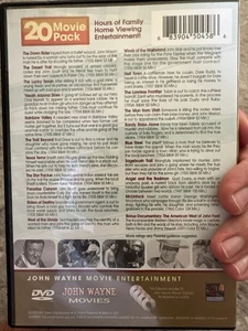 John Wayne 20 Movie Pack (4 Disc Pack) (DVD, 2005, 4-Disc Set) - Bild 1 von 3