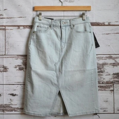 BANANA REPUBLIC Denim Pencil Skirt Size 0 - Image 1 of 4