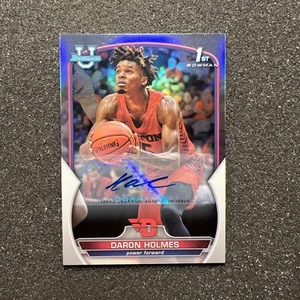 2022-23 Bowman U Chrome DARON HOLMES #83 Rookie AUTO 395/499 - BASKETBALL CARD - Picture 1 of 4