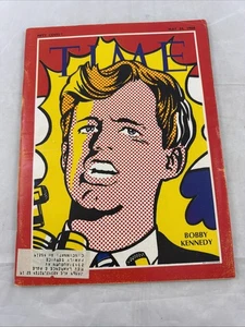 Roy Lichtenstein Time Magazine Bobby Kennedy 1968 Gun In America Pop Art - Picture 1 of 6