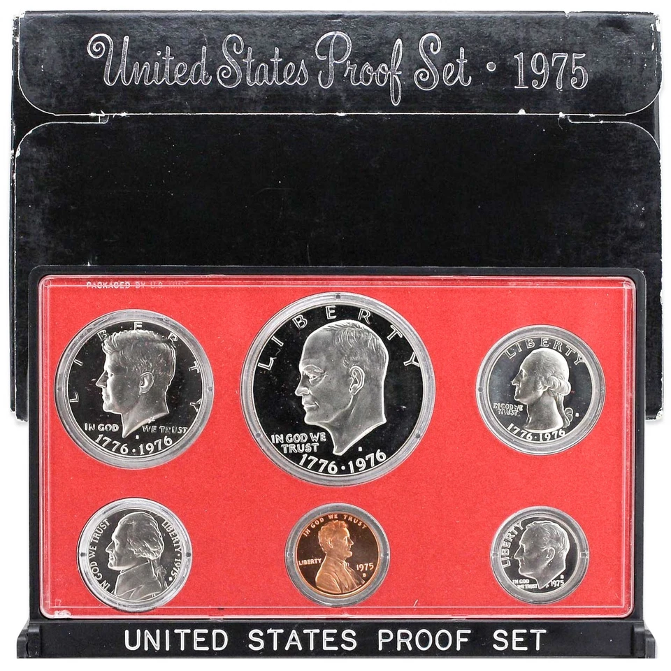 1975 S Proof Set Original Box 6 Coins US Mint - Image 1 of 4