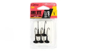 Owner JH-25 Jig Head Black Bean 1/8 oz Size 1 (7820) - Picture 1 of 6