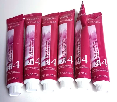Loreal Excellence Creme Deep Caring Conditioner  -  Lot of 6, 1.86 Fl. OZ. - Image 1 of 4
