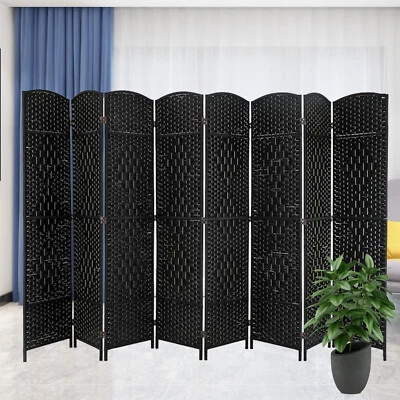 Divisor de habitación 8 paneles divisor de habitación habitación habitación plegable divisor de madera pantalla divisora Foto 1 de 4