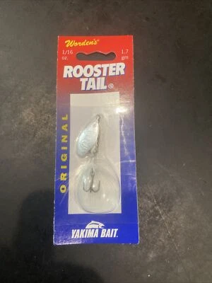 Worden's Rooster Tail 206 1/16 oz blanco Foto 1 de 3