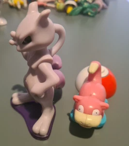 Pokemon Mewtwo and Slowpoke Figures Burger King 1999 - Picture 1 of 7