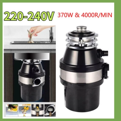 220V Household Garbage Disposer Food Waste Sink Disposal 1400ML 4000RPM Kitchen - Image 1 of 4