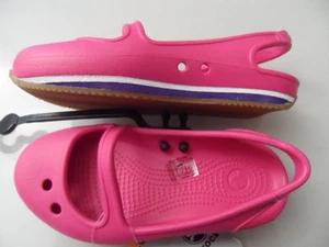 CROCS retro mary jane girls c  fuchsia/ultraviolet c9  Kinderschuhe neu - Bild 1 von 1
