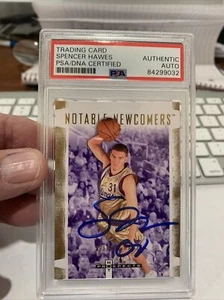 Spencer Hawes Rookie Signed Card Psa/dna - Picture 1 of 4