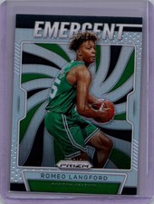 2019-20 Panini Prizm Emergent Romeo Langford Boston Celtics #15