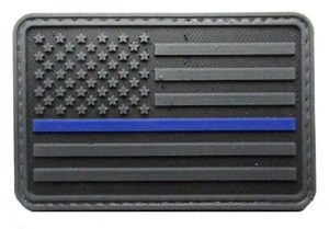 Patche USA police PVC souple 3D tactical patch scratch écusson - Picture 1 of 2