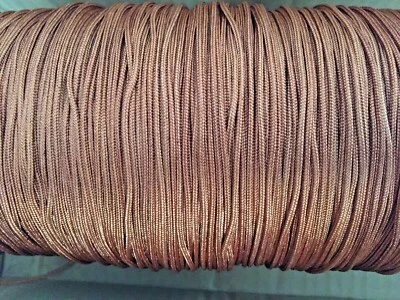 10 Meters - Dark Brown Venetian Blind Cord 50-63mm Timber Cedar PVC Wood Slats - image 1 of 2