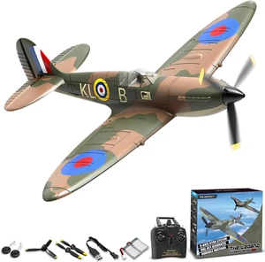 RC Plane 4-CH Remote Control Plane Ready to Fly Spitfire V2 RC Airplane for Begi - Picture 1 of 12