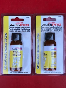 (2) ENGINE OIL TRANSMISSION & FUEL SYSTEMS UV DYE 374CS FOR AUTO GAS DIESEL ATF - Picture 1 of 2