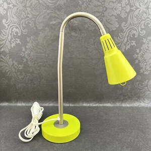 Ikea Kvart Gooseneck Desk Table Lamp Bright Green Work Light - Picture 1 of 12
