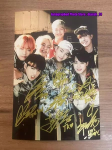 Group signed by Bangtan Boys autographed photo 4*6 K-POP Collection 2024B - Picture 1 of 1