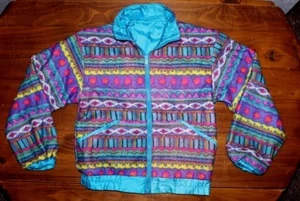 Youth      Reversible   nylon  & fleece    Jacket      Medium  10 - 12 - Picture 1 of 7