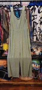 Chain Print Green Jumpsuit 2XL - Picture 1 of 2