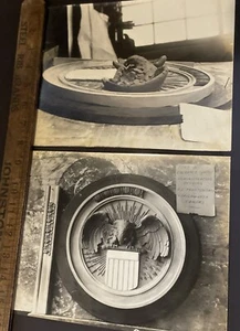 1913 Photos Fine Industrial Art Eagle Sculpture Studio Leavenworth Prison Kansas - Picture 1 of 10