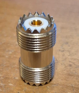 PL-258 BARREL CONNECTOR FOR PL-259, high quality - Picture 1 of 2