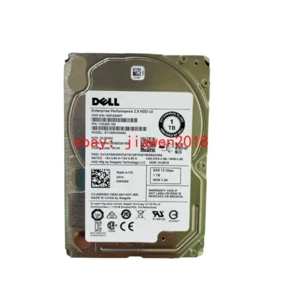 DELL 056M6W 56M6W ST1000NX0453 1TB 7.2K 12G 2.5" SFF SAS HARD DRIVE - Image 1 of 4