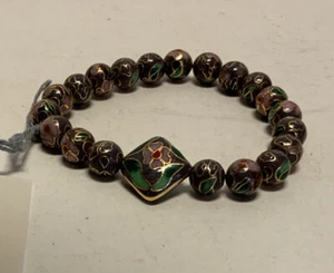 Vintage Stella Pace Cloisonné Perlen, Neu - Bild 1 von 3