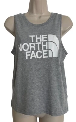 THE NORTH FACE Women's Half Dome Tank Gray White Size XS NWT Sleeveless Top $30 - Image 1 of 4