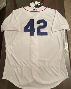 Rare Boston Red Sox #42 Jackie Robinson Nike Authentic On-Field Jersey 48/XL NWT - Picture 1 of 18