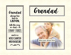 Memory Mounts 10x8 Frame Mount - Grandad - Picture 1 of 1