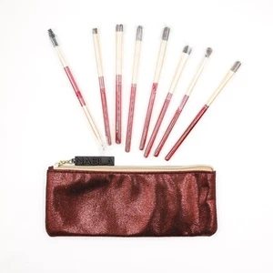 NABLA Ruby Complete 8-Piece Eye Brush Set with Bag - Picture 1 of 1