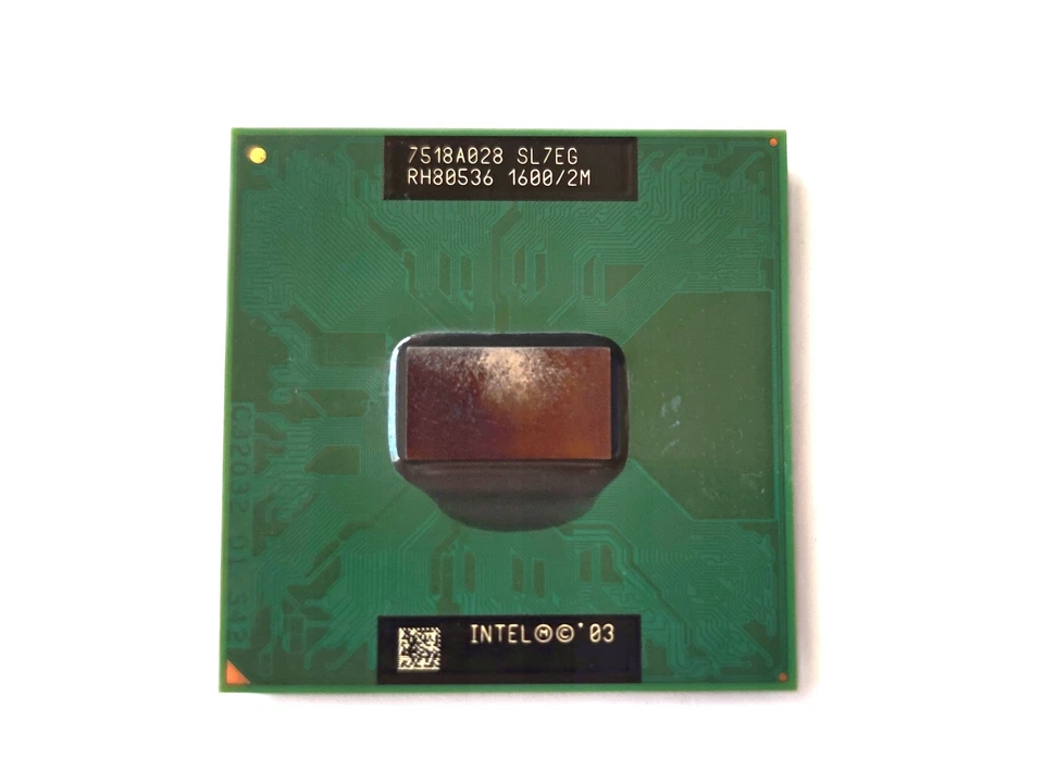 Intel Pentium M725 1.60GHz 2MB L2 Cache Socket mPGA478C CPU Processor SL7EG - Image 1 of 1