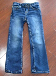Dark Wash Blue Jeans CAT AND JACK Bootcut Pants Girls Size 6  Super Stretch EX - Picture 1 of 3