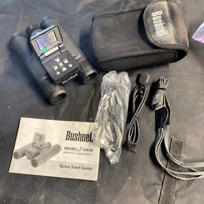 BUSHNELL ImageView 8x30mm 5MP Digital Camera Binoculars synfocus 118326 Free Shp - Image 1 of 4