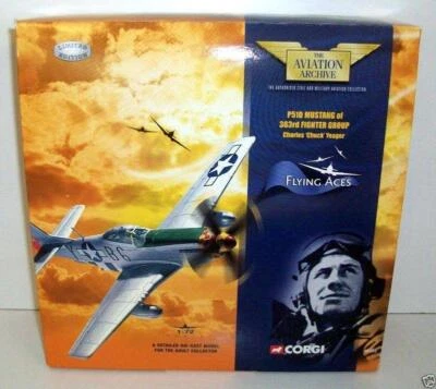 CORGI 1/72 49302 P51D MUSTANG OF 363RD FIGHTER GROUP CHARLES CHUCK YEAGER - Photo 1/2