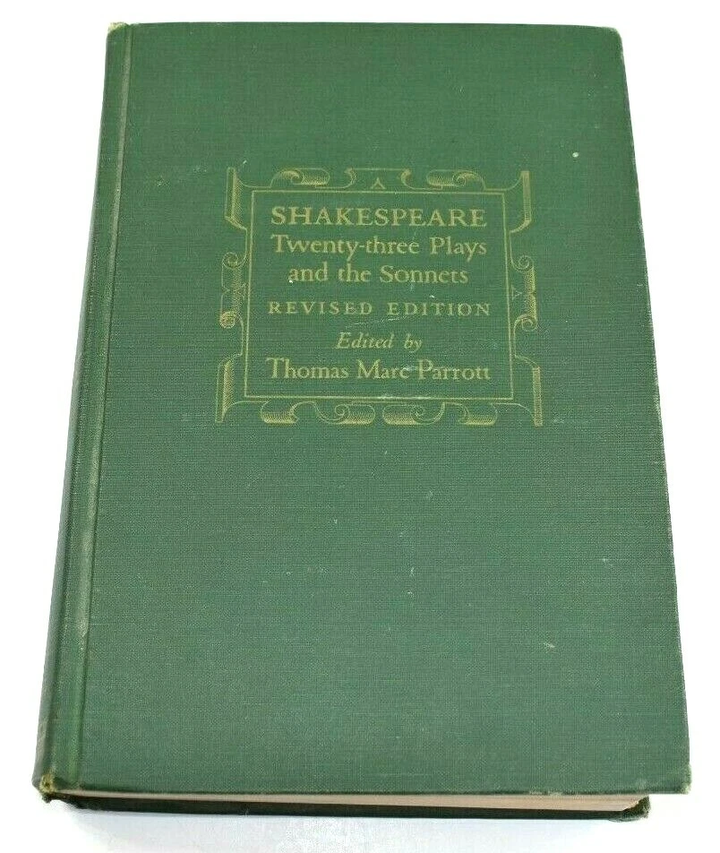 1953 Shakespeare 23 Plays and the Sonnets Revised Edition Reference Text Book - Imagem 1 de 4