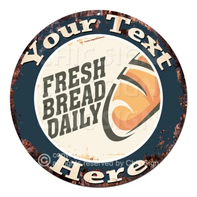 CP-0194 Custom Any Name's Bread Personalized Aluminum Metal Sign Decor Gift idea - Image 1 of 2