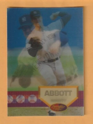 Jim Abbott New York Yankees 1994 Sportflics #138 Flint Michigan Wolverines - Image 1 of 2