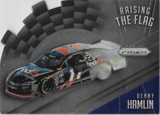 2016 Prizm Raising The Flag #R11 Denny Hamlin Joe Gibbs Racing FedEx
