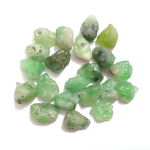 Impresionante Mente Tierra Tsavorita Verde Granate 21 Piezas Talla 8-11 MM Joyería Áspera - Imagen 1 de 4
