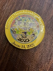 2022-2023 Bacchus Membership 2 Inch Multi Color Doubloon- Mardi Gras Krewe Favor - Picture 1 of 2
