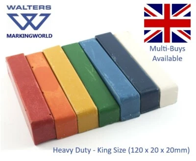 Timber Crayon | Walters WRB Heavy Duty Chalk Wax Marking Crayons | Pack 3